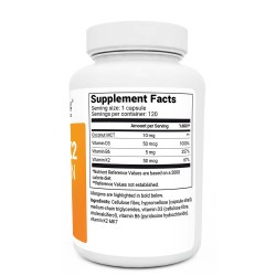D3 & K2 Vitamin (2,000 IU) - 120 capsules