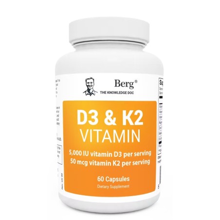 D3 & K2 Vitamin (5,000 IU) - 60 capsules