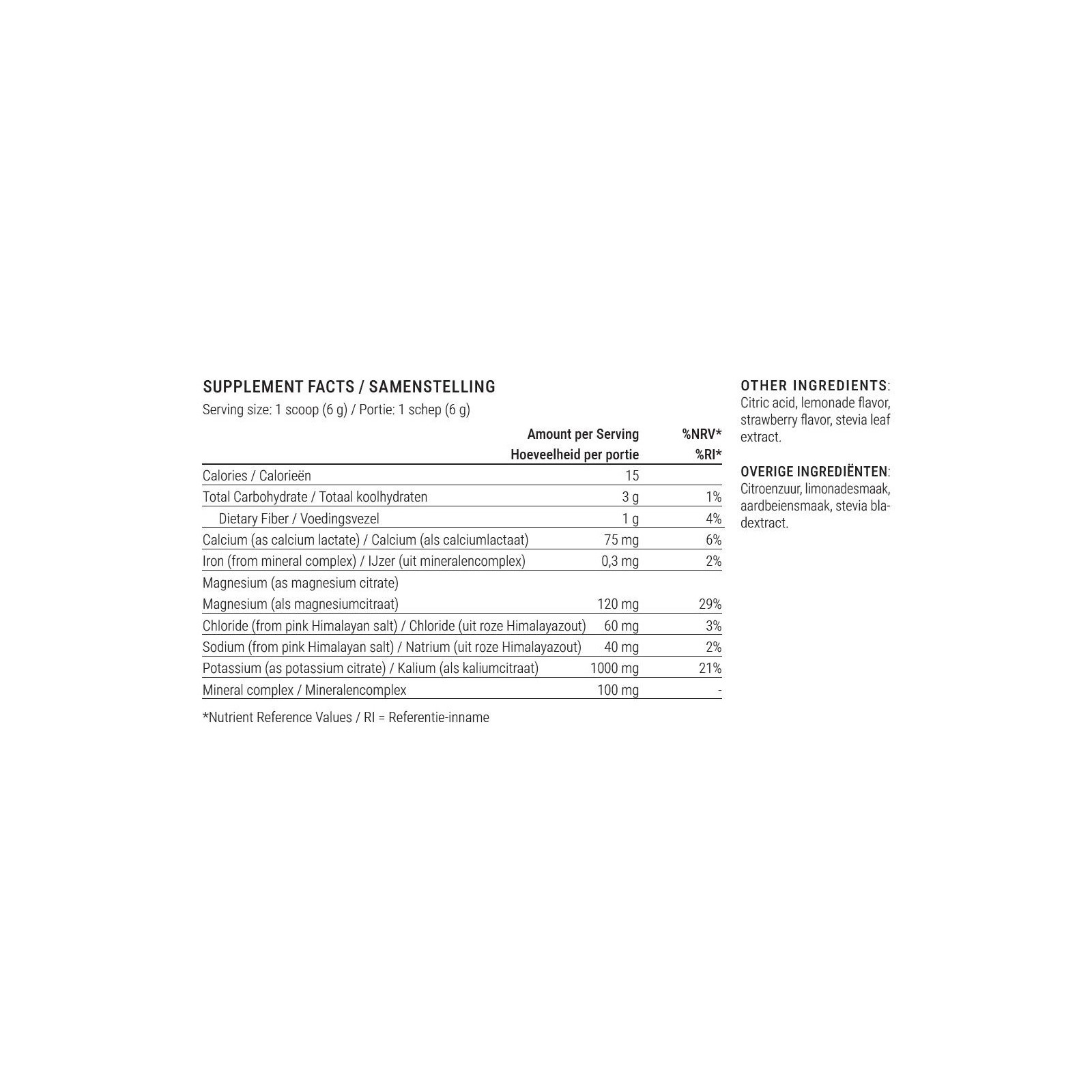 Electrolyte Powder Strawberry Lemonade 50 servings