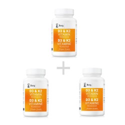 D3 & K2 Vitamin (2,000 IU) bundle 3 in pack