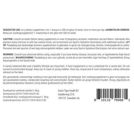 Electrolyte Powder Cucumber Lime 50 servings