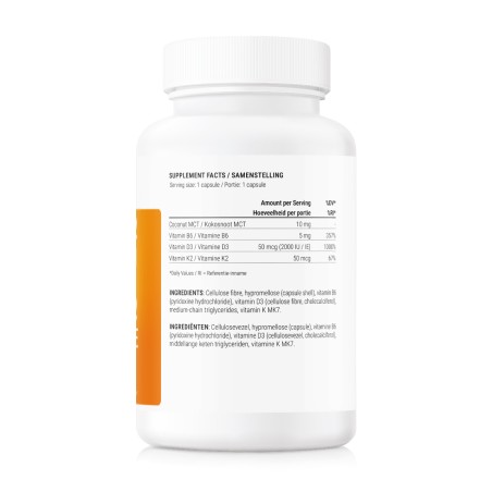 Витамины D3 + K2  (2,000 IU) - 120 капсул