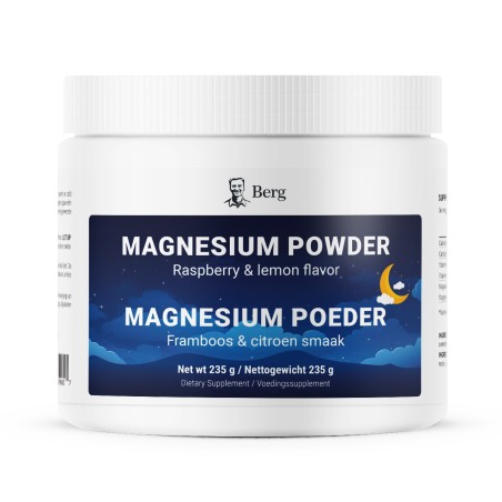 Magnesium Powder Drink Raspberry Lemon Flavor