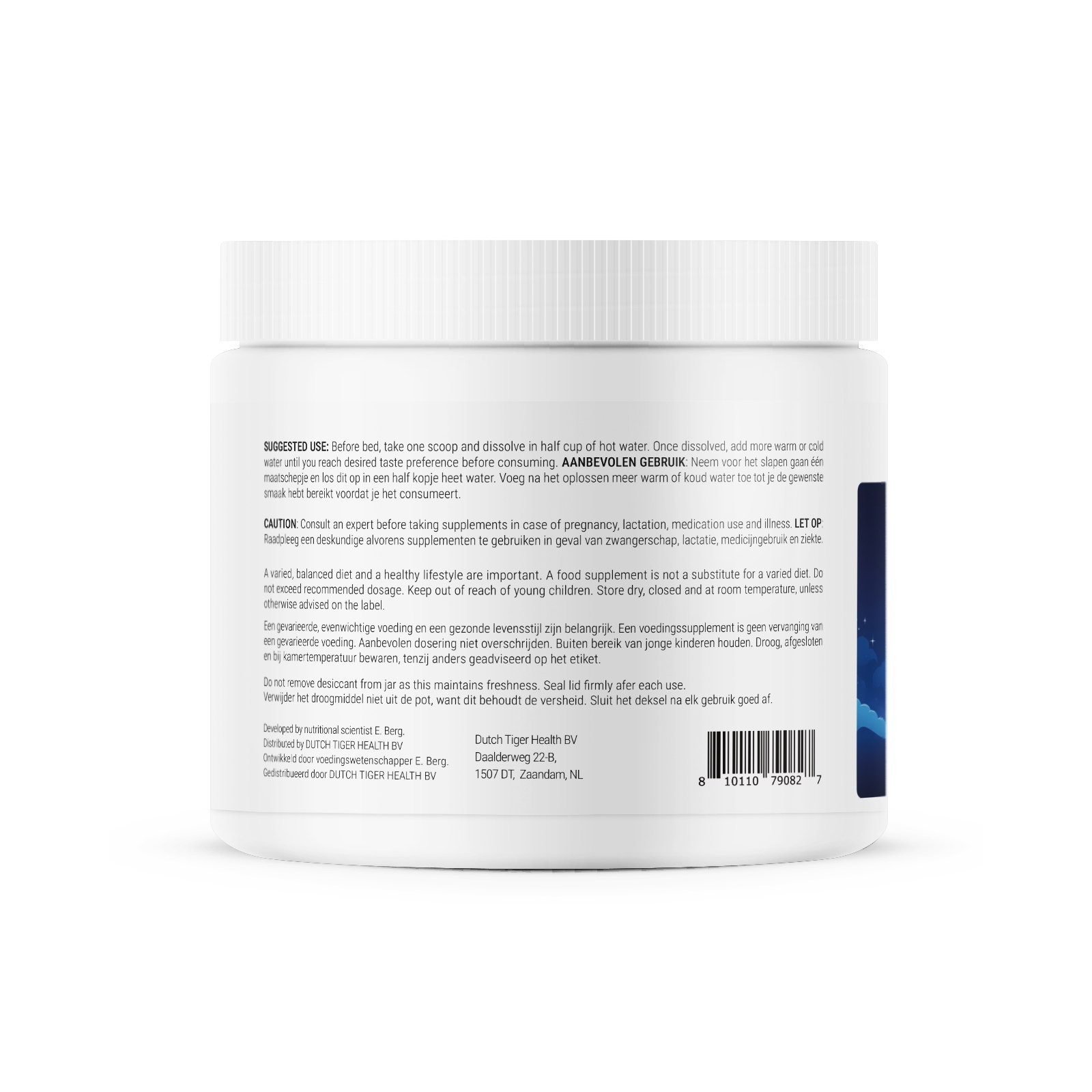 Magnesium Powder Drink Raspberry Lemon Flavor