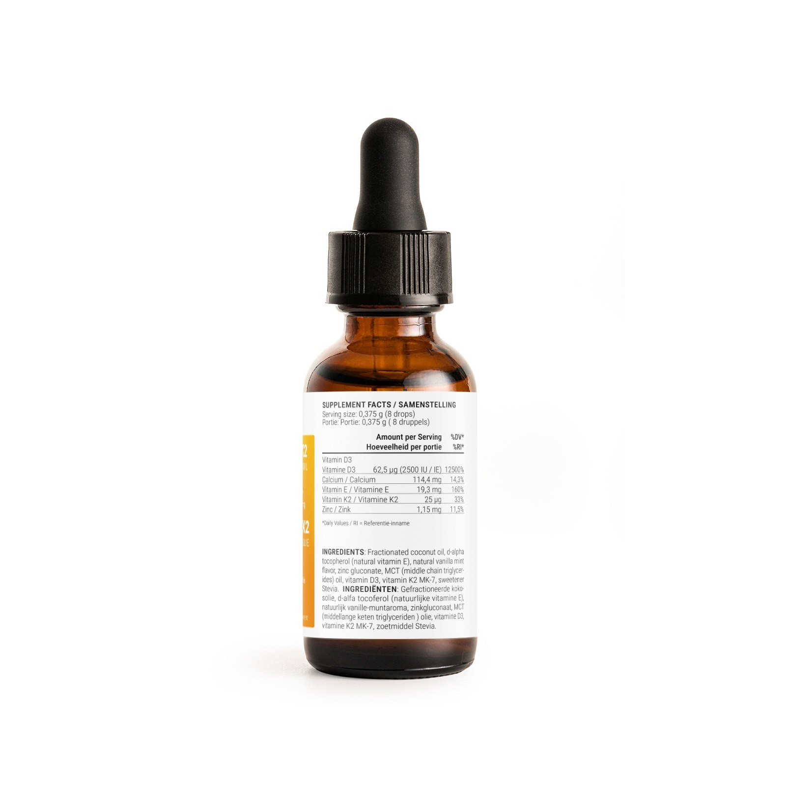 Vitamin D3 & K2 with Zinc & MCT Oil