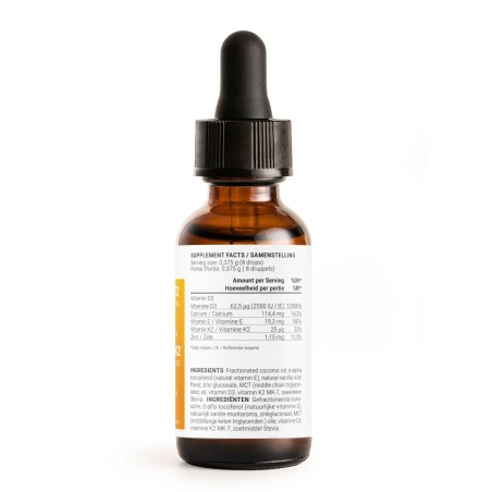 Vitamin D3 & K2 with Zinc & MCT Oil