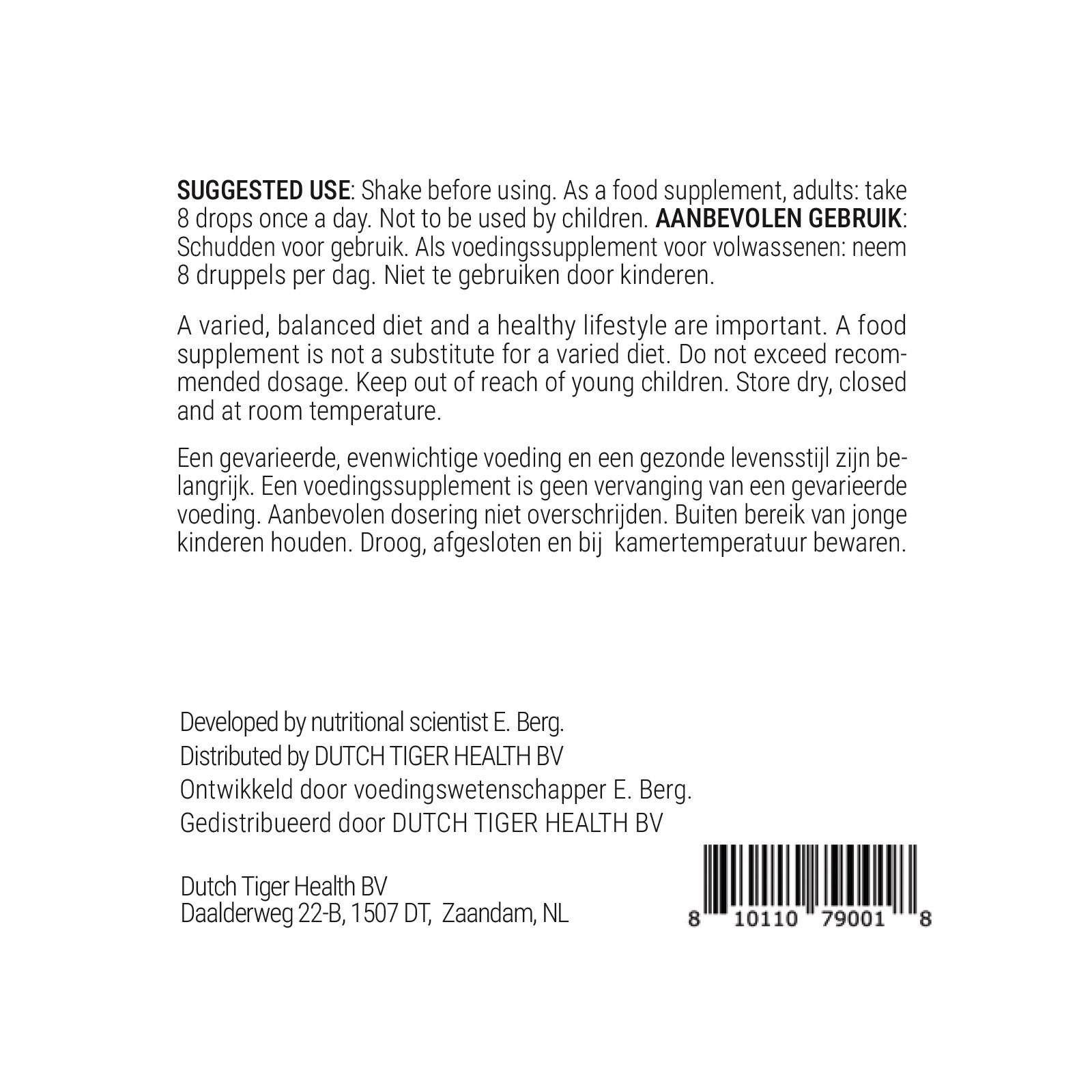 Vitamin D3 & K2 with Zinc & MCT Oil