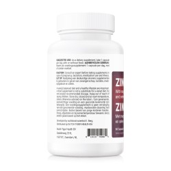 Zinc with Magnesium, Vitamin D3 and Selenium – 30 mg of Zinc – 60 vegetable capsules