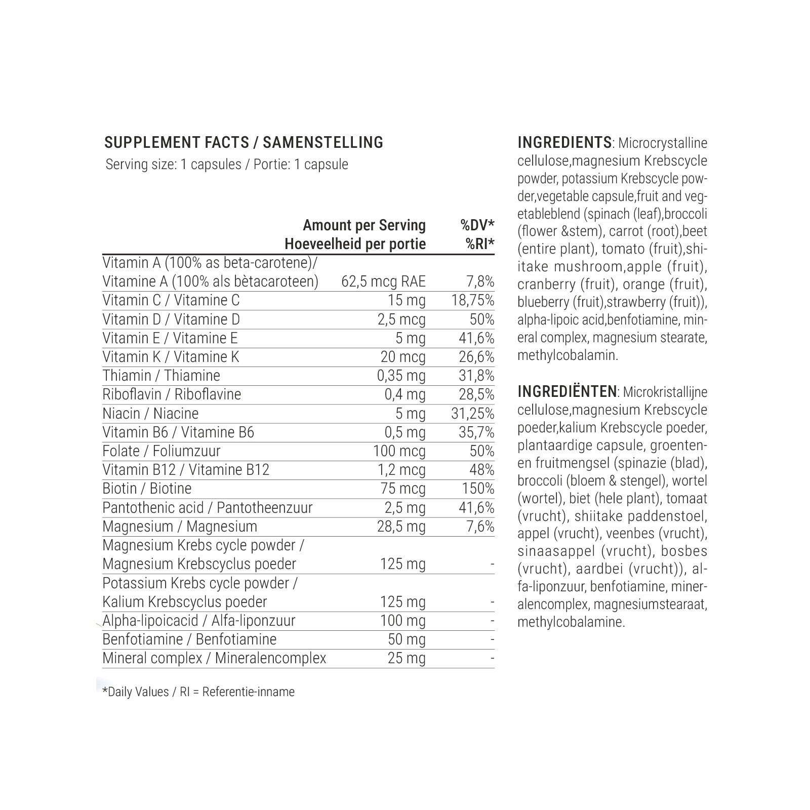 Whole Food Multivitamin with Minerals
