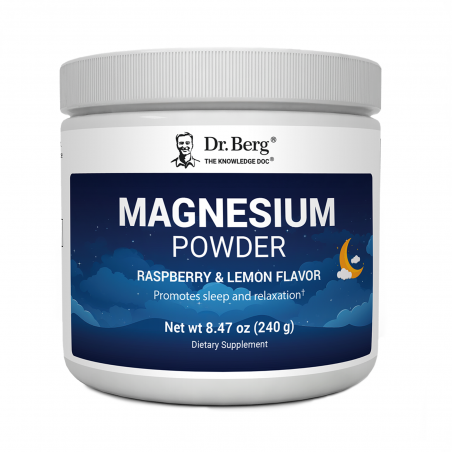 Magnesium Powder Drink Raspberry Lemon Flavor