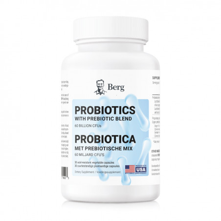 Probiotics with Prebiotic Blend – 30 Vegetable Capsules