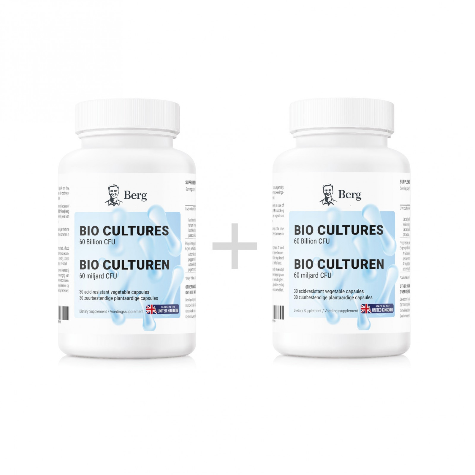 BIO CULTURES 60 Billion CFU bundle 2 in pack