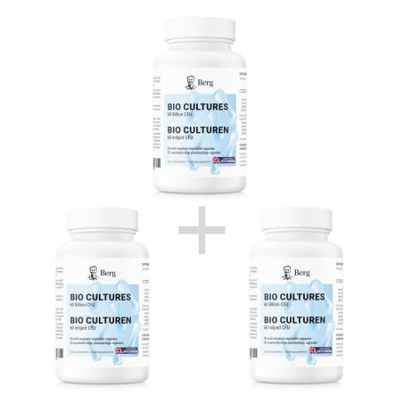 BIO CULTURES 60 Billion CFU bundle 3 in pack