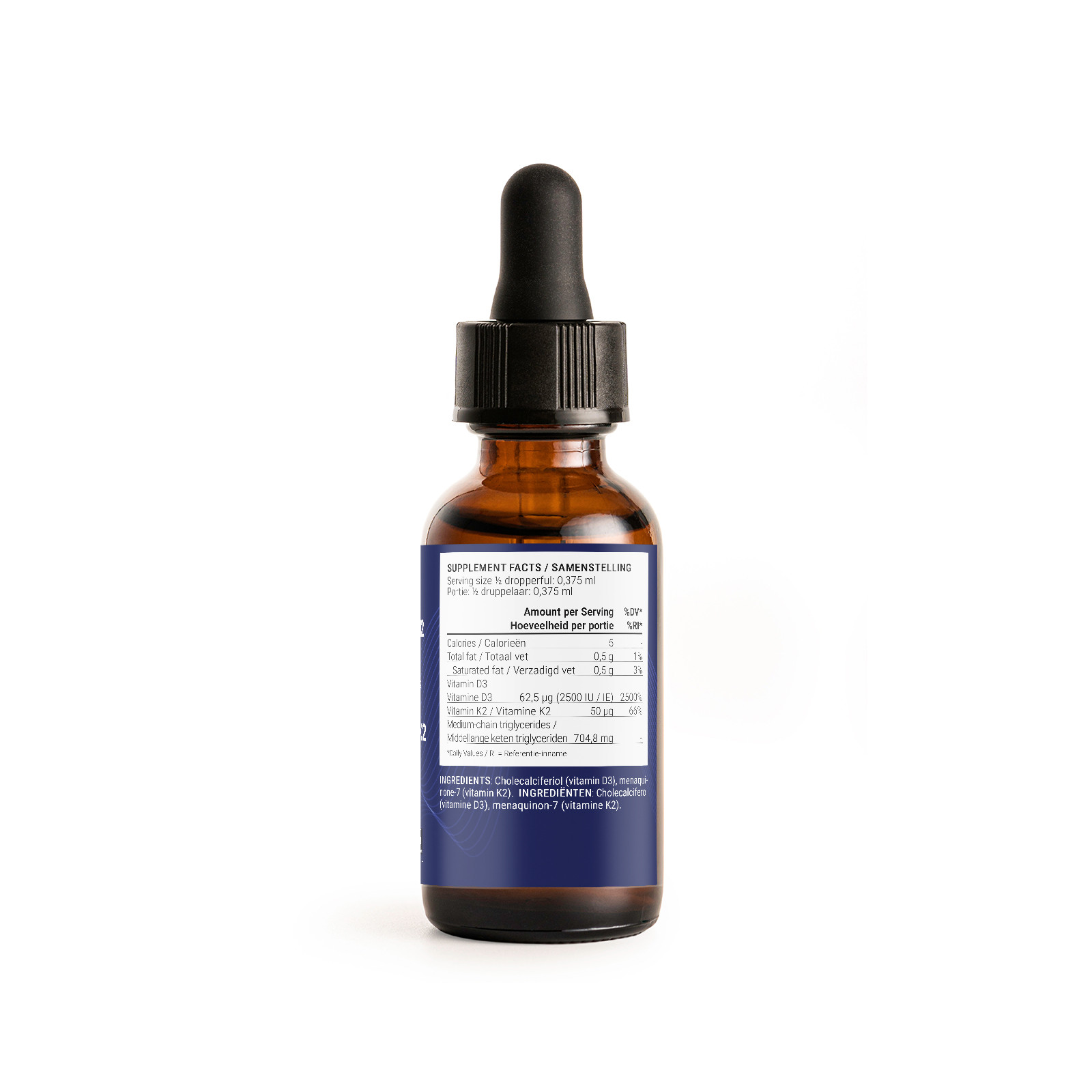 Vitamin D3 and K2 with MCT Oil