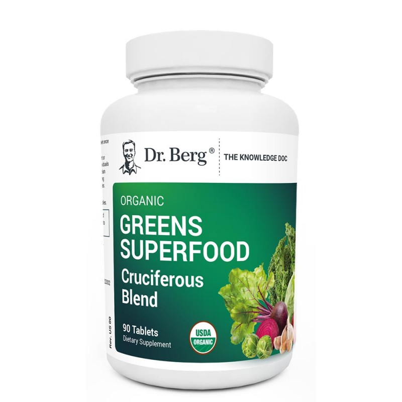 Organic Greens Superfood - Cruciferous Blend 90pc